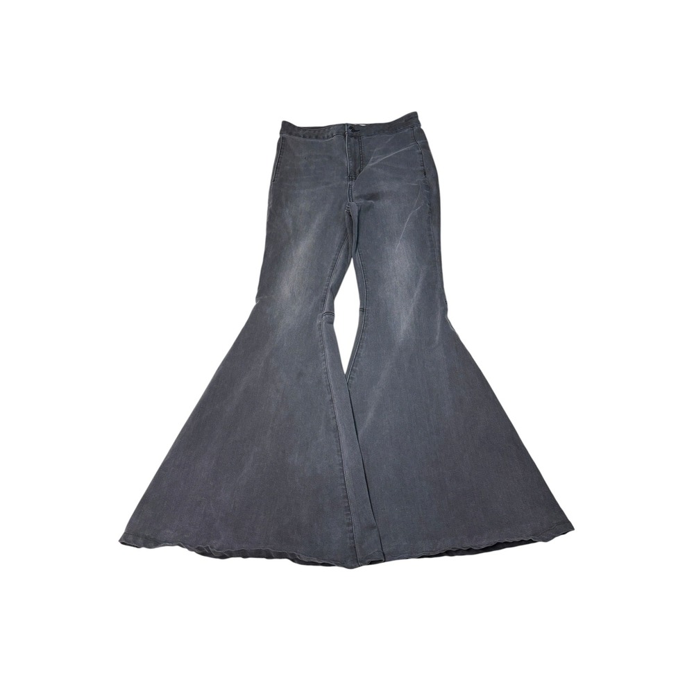 We The Free Free People Just Float On Flare Jeans Black Women 28X31 Bell Bottoms